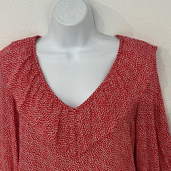 LOFT Ruffled Blouse Size S - Picture 3 of 5